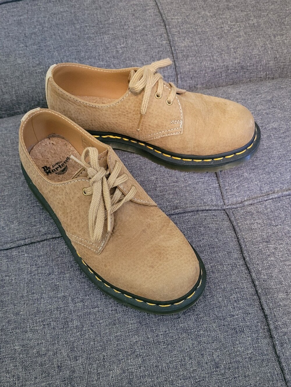 Dr. Martens 1461 Tumbled Nubuck Leather Oxford Shoes.